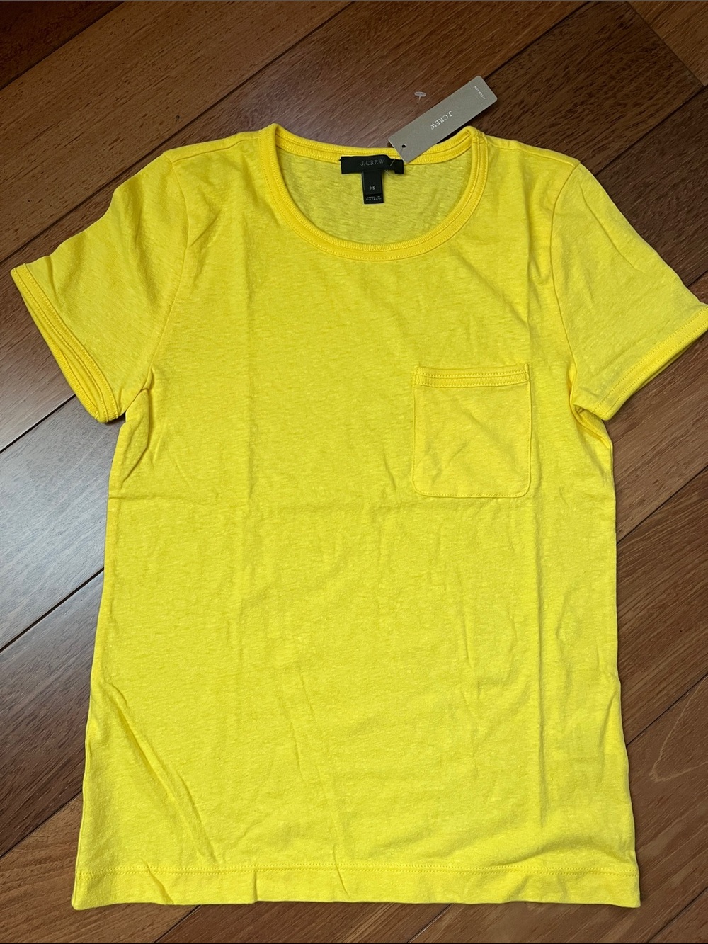 🌞NWT J. Crew Ringer Pocket Baby Tee🌞